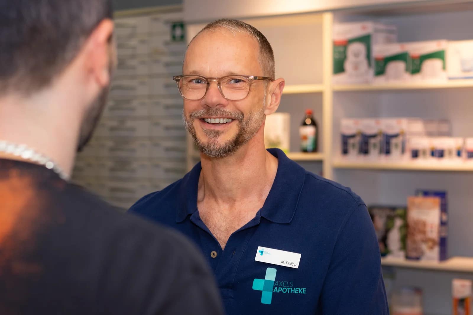 Matthias Philipp im persönlichen Beratungsgespräch