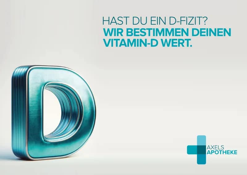 Hast Du ein D-fizit? Wir bestimmen Deinen Vitamin-D-Wert.